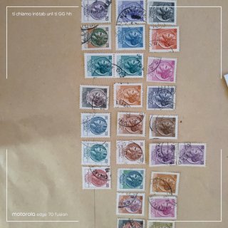 26 Francobolli Serie Siracusana Usati