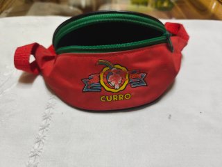 Riñonera oficial de Curro Expo 92 Vintage Roja