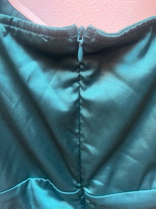 Vestido ceñido verde azulado ( turquesa)