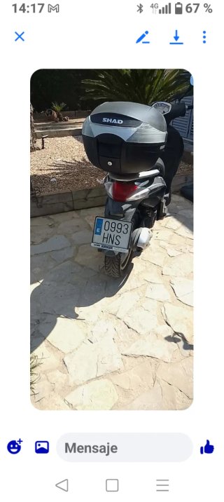 Piaggio Beverly 125 Scooter azul
