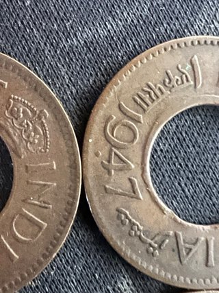 Lote 4 Monedas 1 Pice India Británica