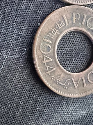 Lote 4 Monedas 1 Pice India Británica