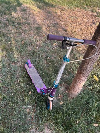Patinete Oxelo Plegable Morado