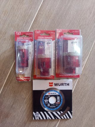 Discos Corte Porcelánico Mussol y Würth