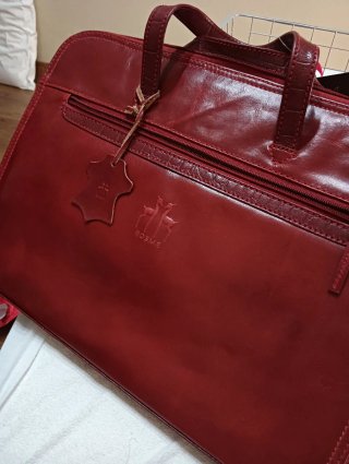Maletín Rosme Piel Rojo