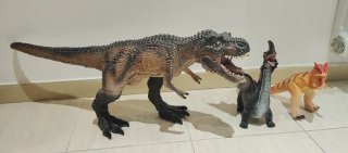 Pack 3 Dinosaurios Juguete con Sonido