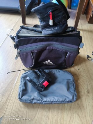 Bolsa manillar Vaude + bolsa sillín