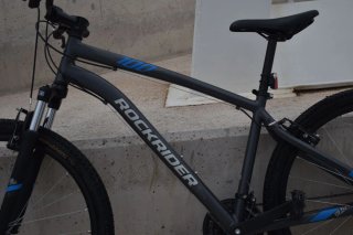 Bicicleta Rockrider Gris
