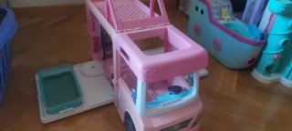 Autobús de Barbie Rosa