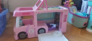 Autobús de Barbie Rosa