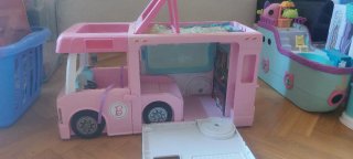 Autobús de Barbie Rosa