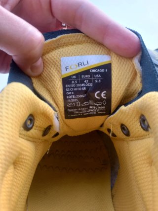 Botas de seguridad Forli Talla 42