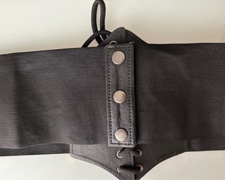 Cintura corsetto elastica nera