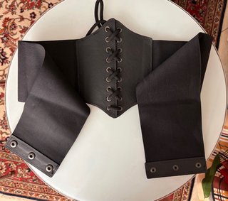 Cintura corsetto elastica nera