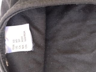 Lote: Body Negro + Vaqueros Baggy Talla XS / 8-9