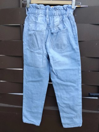 Lote: Body Negro + Vaqueros Baggy Talla XS / 8-9