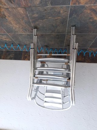 Sillas de aluminio apilables