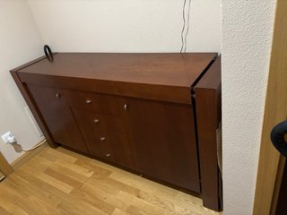 Cómoda de madera cerezo
