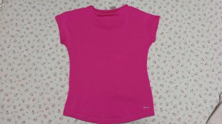 Camisetas Adidas Niña Rosa y Blanca