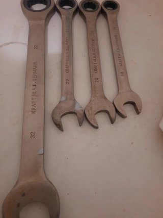 Llaves de carraca combinadas KRAFT M.A.N.