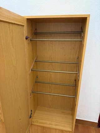 Mueble modular madera y bambú
