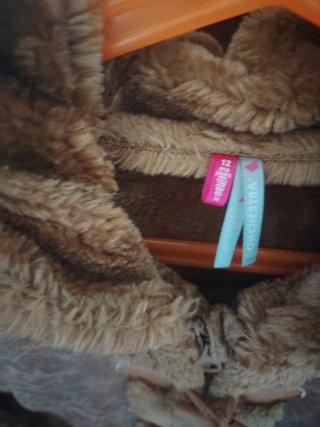 Chaqueta con capucha y forro, talla 12a