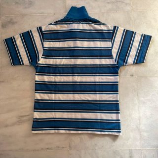 Polo Retro Umbro Rayas Azul y Blanco