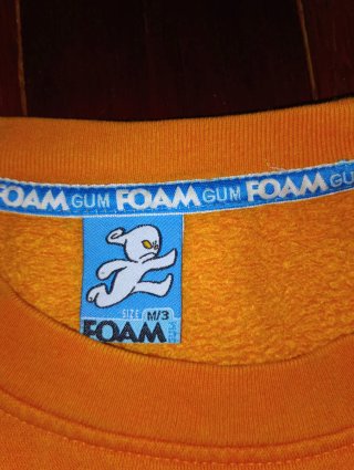 Sudadera FOAM Retro Vintage Naranja