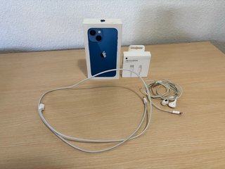iPhone 13 mini 256GB blu + auricolari