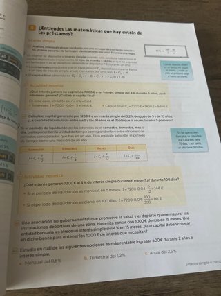 Matemáticas B, 4 secundaria, Revuela