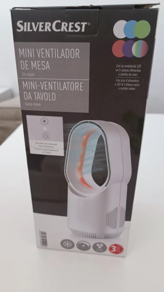 Ventilador con luces LED