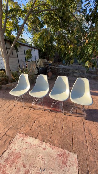 Juego de 4 sillas de comedor modernas