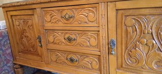 Muebles antiguos de madera maciza