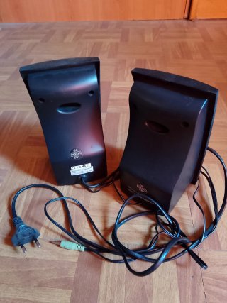 Altavoces Hercules Jack Negro/Plata