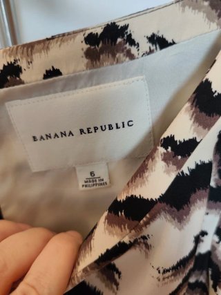 Vestido Banana Republic estampado