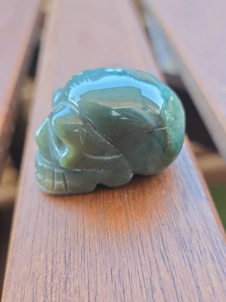 Calavera cristal de roca tallada