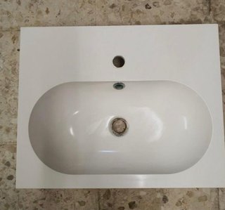 Lavabo Ikea Braviken 60cm Blanco