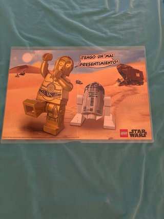 5 Pósters Lego Star Wars Plastificados