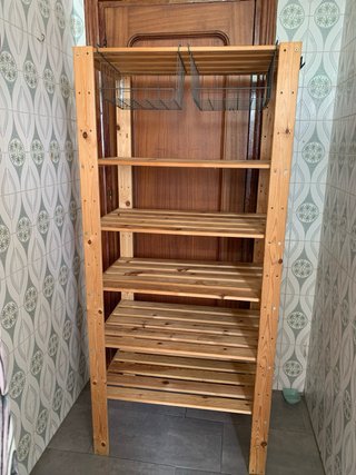 Estantería Pino HEJNE IKEA + Cestas+percha