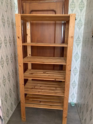 Estantería Pino HEJNE IKEA + Cestas+percha