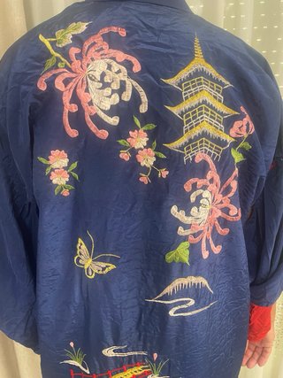 Kimono Chino Bordado Talla XXL