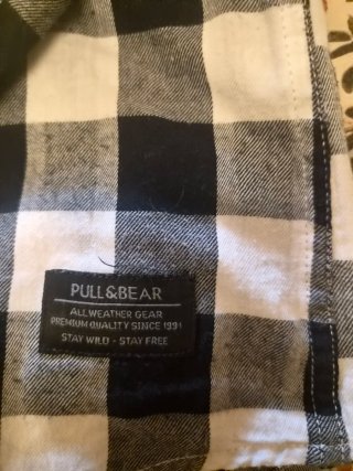 Camisa cuadros Pull&Bear Talla M