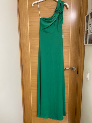 Vestido largo Lady Pipa Rosae verde XXS