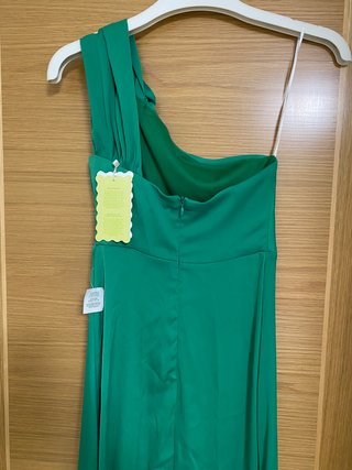 Vestido largo Lady Pipa Rosae verde XXS