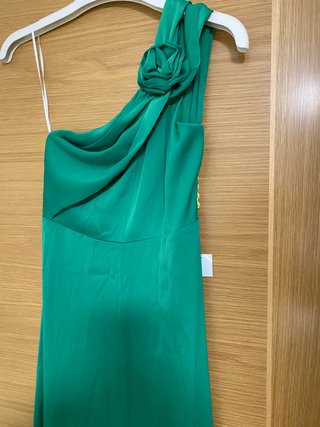 Vestido largo Lady Pipa Rosae verde XXS
