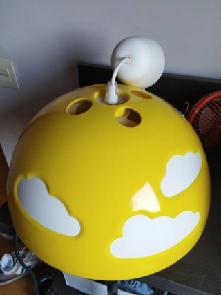 Lámpara Techo Infantil Nubes Amarillas