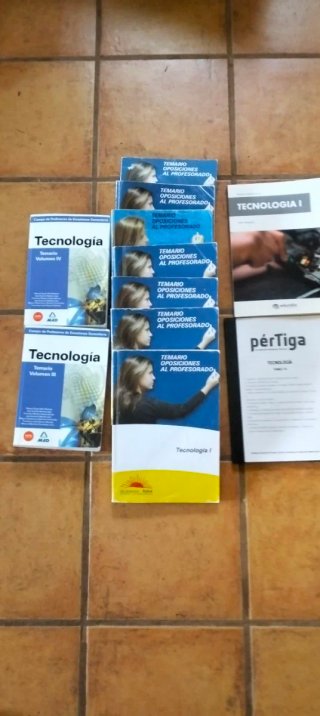 Libros oposiciones tecnología secundaria