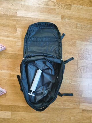 Mochila al vacío Ryanair
