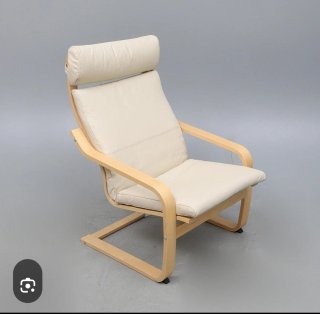 Colchonetas Poäng Ikea Beige