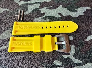 Correa de sustitución para reloj Panerai Amarilla
